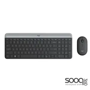 Logitech MK470 Slim Silent Wireless Keyboard & Mouse COMBO -Black