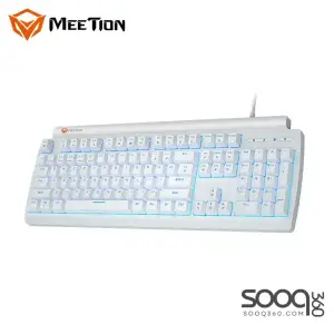 Meetion MT-MK600 Blue Switch Olly Go Mechanical Gaming Keyboard -White