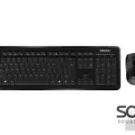 MeeTion MT-C4120 Computer Wireless Keyboard and Mouse Bundle -Black