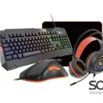 MeeTion MT-C505 Gaming Mouse Keyboard and Headset Combo with Mouse Pad