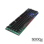 MeeTion MT-K9300 Colorful Rainbow Backlit Gaming Keyboard