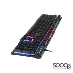 MeeTion MT-K9300 Colorful Rainbow Backlit Gaming Keyboard