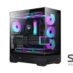Huntkey MVP Destiny Empty Gaming PC Case without Fans -Black