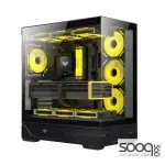 Huntkey MVP Destiny Empty Gaming PC Case without Fans -Black