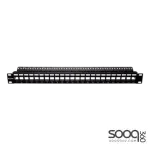 D-Link NPP-AL1BLK241 24 Port Unloaded Patch Panel for UTP Cat5e/Cat6 -1U
