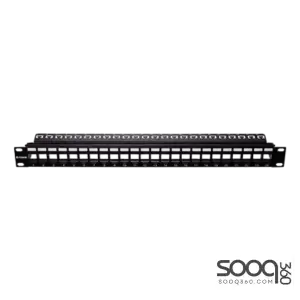 D-Link NPP-AL1BLK241 24 Port Unloaded Patch Panel for UTP Cat5e/Cat6 -1U
