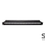 D-Link NPP-AL1BLK241 24 Port Unloaded Patch Panel for UTP Cat5e/Cat6 -1U