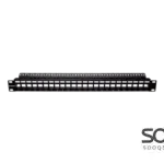 D-Link NPP-AL1BLK241 24 Port Unloaded Patch Panel for UTP Cat5e/Cat6 -1U