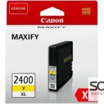 Canon PGI-2400XL Yellow Inkjet Cartridge Compatible with MB5440, 5340, 5140, 504, IB4040