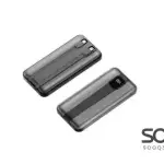 Huntkey PL02-10K 10000mAh Digital Display Power Bank with Built-in Dual Cables 22.5W -Black
