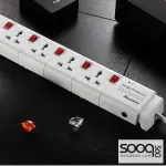 Huntkey PZC502 Power Strips, Universal Standard