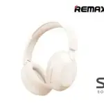 Remax RB-705HB Bluetooth 5.4 TF Card Flodable Wireless Headphones -Beige