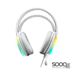 Remax RM-706 RGB Gaming Wired Headset Headphone USB+3.5mm -White