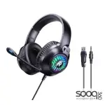 Remax RM-705 RGB Gaming Wired Headset Headphone USB+3.5mm -Black