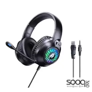 Remax RM-705 RGB Gaming Wired Headset Headphone USB+3.5mm -Black