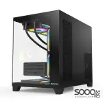 Huntkey S960 StormX Full View Empty PC Case without Fans -Black