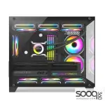 Huntkey S960 StormX Full View Empty PC Case without Fans -Black