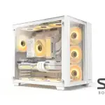 Huntkey S980 Tornado Full View Empty Gaming Case -White