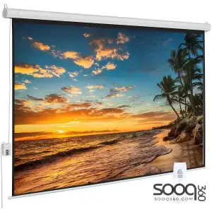Motorized Projector Screen Wall Mount (350cmx350cm) with Remote