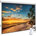 Motorized Projector Screen Wall Mount (350cmx350cm) with Remote
