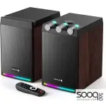HPYLIFAll.H in One SL-70 Wireless RGB Bookshelf Speakers with Remote 50W