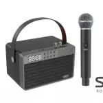 Leerfei SPK-E-4113 FM TF Card/U disk/AUX Bluetooth Speaker with Mic