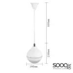 Hanging Ball DQ-101 Ceiling speaker -white