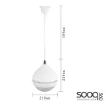 Hanging Ball DQ-102 Ceiling speaker -White