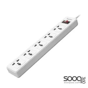 Huntkey SSZ501 5 Port UK Plug Power Strip 3M