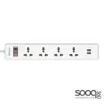 Huntkey SSZ507 4Port + 2USB Port Power Strip