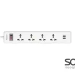 Huntkey SSZ507 4Port + 2USB Port Power Strip