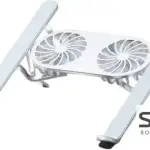 N3 Adjustable Aluminum Laptop Stand with Cooling Fan -Grey