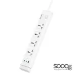 Huntkey SZC417 5 Outlets USB Type-C Universal Standard Power Strip 3M