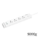 Huntkey SZC417 5 Outlets USB Type-C Universal Standard Power Strip 3M