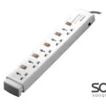Huntkey SZC502 5 Port Surge Protector Power Strip 3M Cable MK Plug