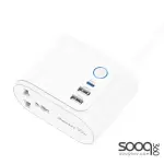 Huntkey SZF-207 Type-C 35W Charger Pub for Desktop UK Plug 1.8M