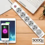 Huntkey SZN607 Power Strips, Universal Standard