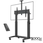 NB North Bayou T100 75″-120″ Motorized TV Bracket Trolley Cart