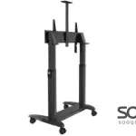 NB North Bayou T100 75″-120″ Motorized TV Bracket Trolley Cart