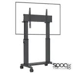 NB North Bayou T70 75"-100" Motorized Height Adjustable Large Display Mobile TV Bracket Trolley