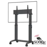 NB North Bayou T70 75"-100" Motorized Height Adjustable Large Display Mobile TV Bracket Trolley