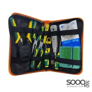 Feibao 0488 Multifunctional Network Cable Tester Tool Kit 11 Pcs