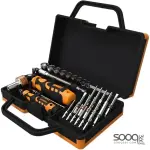 JAKEMY JM-6123 31 pcs Professional Watch Repair Hardware Kit Wrench All Purpose Tool Box