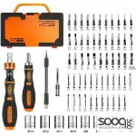 JAKEMY JM-6111 69 in 1 Household Screwdriver Home Repair Tool Kit