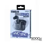 Remax TWS-11 True Wireless Earphones Zinc Alloy Charging Case