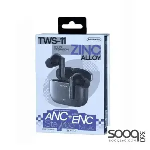 Remax TWS-11 True Wireless Earphones Zinc Alloy Charging Case