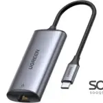 UGREEN CM275 USB-C to RJ45 2.5G Ethernet Adapter-Space Gray