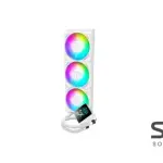 Huntkey MVP V360 3 Fans CPU Cooler -White