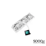 Huntkey MVP V360 3 Fans CPU Cooler -White