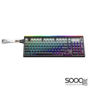 Meetion VibeKey B98 98% Tri-Mode Wireless Bluetooth Wired Membrane Gaming Keyboard -Black